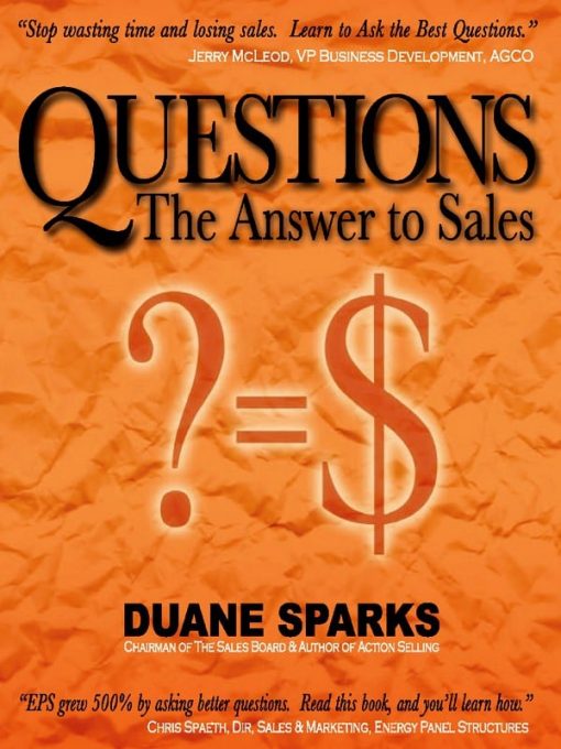 Questions The Answer to Sales Book