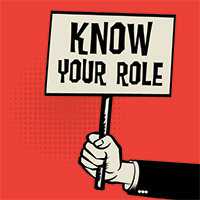 Know Your Role Sign
